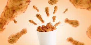 Download Blank Food Bucket With Chicken Wings Mock Up Stock Photo Image Of Bucketful Package 119336746