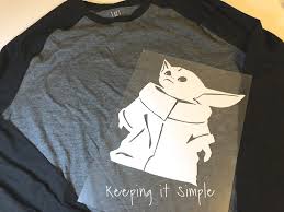 Download Diy Baby Yoda Shirt Keeping It Simple