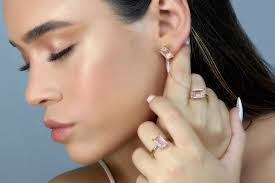 Gold Ring · Wow Ring · Quartz Ring · Pink Ring · Love Ring · Rectangle Ring  · Cocktail Ring · Prong Ring · Rose Quartz Ring