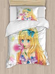 We did not find results for: Anime Duvet Cover Set Twin Size Cute Manga Girl Blowing Bubbles From A Flower Japanese Cartoon Artsy Japan Art Print Decorative 2 Piece Bedding Set With 1 Pillow Sham Pink Yellow By