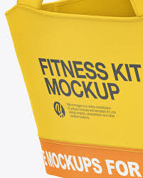 Download Women S Fitness Kit Mockup Backt Half Side View In Apparel Mockups On Yellow Images Object Mockups