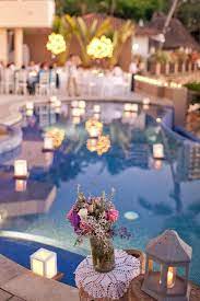 21 Wedding Pool Party Decoration Ideas For Your Backyard Wedding Pool Wedding Wedding Pool Party Decorations Wedding Pool Party