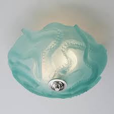 Octopus Glass Ceiling Light Shades Of Light Mermaid Bathroom Decor Octopus Bathroom Glass Ceiling Lights