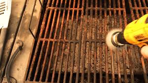 Before you take the grates off the grill, try to remove as much rust as possible with a grill brush. How To Get Rust Off The Grill Fast And Easy Diy Youtube