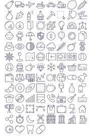 Free Download 100 Unigrid Vector Icons Bullet Journal Doodles Bullet Journal Bullet Journal Ideas Pages
