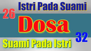 Yang paling penting, ketika menikah, suami tidak boleh melakukan kesalahan syar'i kepada istri. 26 Dosa Istri Pada Suami Dan 32 Dosa Suami Pada Istri Yang Wajib Diketahui Youtube