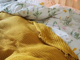 Strandkrypa Ikea Floral Bedding And No I Don T Iron Strandkrypa Ikea Botanical Bed Linen Aesthetic Bedroom Hufflepuff Aesthetic Aesthetic Rooms