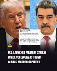 U.S. forces have launched direct military operations inside Venezuela, with  American officials telling U.S. media that air and ground strikes began  early