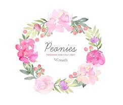 Motif de fleur pourpre dessiné à la main, clipart fleur, main, cadre fichier png et psd pour le téléchargement libre. Hand Painted Watercolour Flower Clipart Pink Peonies Floral Etsy Cornice Di Fiori Decorazione Festa Peonie