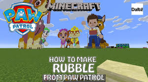 Retrouvez la bande annonce et des infos sur ce film avec tête rejoignez pour la première fois au cinéma la pat' patrouille. Minecraft Pixel Art Paw Patrol Rubble By The Daltz