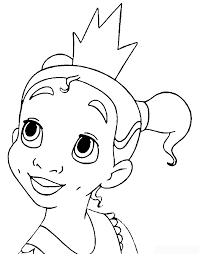 Louis the alligator coloring page. Princess Tiana Coloring Page Coloring Home