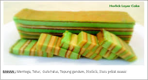 Kek tradisi turun temurun dari nenek moyang saya. Kek Lapis Horlick Anna Cake House