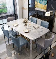 Dengan kelebaran 80 cm, tinggi 75 cm dan panjang 120 cm. Mewah Nordic Dapur Furniture Modern Marmer Ruang Makan Set Meja Makan Dan Kursi Makan Meja Makan Aliexpress