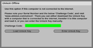 Download and transfer the unlock key to the computer . Unlocking Live 4 1