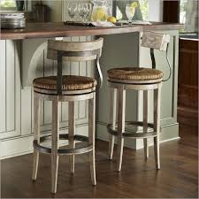 wooden base stools in kitchen & bar decor
