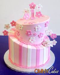 First Birthday Happy Cake Images For Girls Pink Topsy Turvy 1st Birthday Cake First Birthday Cakes Girly Cakes Girl Cakes