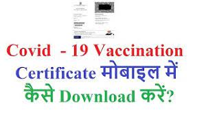How To Download Covid Vaccination Certificate In India Youtube
