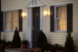 Mounting Security Lights To Siding Installing Light Fixture Vinyl Siding Exterior Wall Light