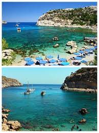 Antony Quinn Bay Rhodes Greece Vackra Platser Grekland Platser