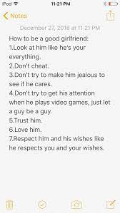 A perfect girlfriend always gives her best to look beautiful for her man. How To Be A Good Girlfriend Relationship Goals Quotes The Perfect Girlfriend Relationship