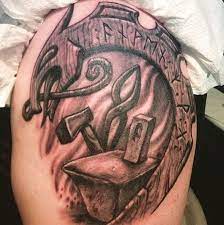 Here is a bit confusing tattoo of the legendary norse goat heiðrún that produces mead by eating tree leaves. 270 Traditional Viking Tattoos And Meanings 2021 Nordic Symbols For Men