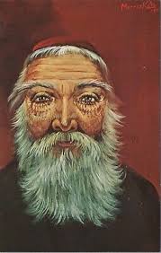 Judaica Postcard: Moses