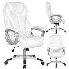 Browse boss office chairs at staples and shop by desired features or customer ratings. 2xhome White Leather Deluxe Professional Ergonomic High Back Executive Office Chair Overstock Com Sho Executive Office Chairs Office Chair White Office Chair