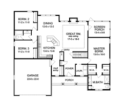 Ranch Style House Plan 3 Beds 2 Baths 1824 Sq Ft Plan 1010 103 Floor Plans Ranch Rambler House Plans House Floor Plans