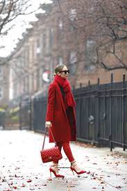 All Red Outfit Ideas For Dark Winter Days Fashionactivation Red Outfit Winter Monochromatic Fashion Red Outfit