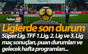 Sitemizde haftalık maç sonuçlarına göre; Super Lig Puan Durumu Super Lig 16 Hafta Mac Sonuclari 17 Hafta Mac Programi