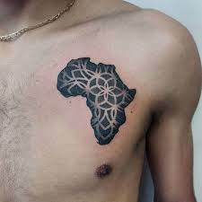 The chaos of links and hoops make a good. Top 53 Africa Tattoo Ideas 2020 Inspiration Guide Africa Tattoos African Tattoo Tattoo Designs Men
