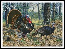 Counted cross stitch turkey patterns. Beauty And The Feast Cross Stitch Pattern