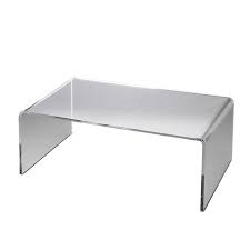 46 l coffee table six panels of crushed acrylic stainless steel frame 1414. Butler Specialty Loft Crystal Clear Acrylic Coffee Table Walmart Canada