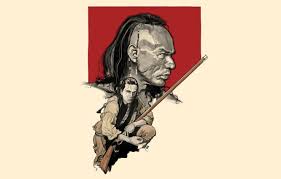 Hawkeye stars in several of cooper's novels, which are known collectively as the leatherstocking tales. Wallpaper Art Classic The Last Of The Mohicans Hawkeye The Last Of The Mohicans Wes Studi Daniel Day Lewis Magua Images For Desktop Section Filmy Download