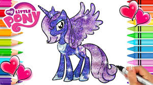 Download and print these my little pony princess luna coloring pages for free. Princess Luna My Little Pony Mlp Coloring Page My Little Pony Coloring Book Sparkle Glitter Art