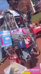 This is what you call a TRUE friend 🫶🏾🥹 Tag a candidate who's running  for SGA and let them know they have your vote this election season 🗳🫡 🎥  : jalyn.townsend #HBCUBUZZ #WSSU #SGAElections