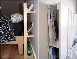 Ikea Bilderleiste Ribba Diy Idee Hinter Bett Kopfteil Versteckt Headboards For Beds Diy Storage Bed Headboard Storage