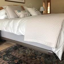 Bed frame is made of pine wood, extra small legs in the middle for strong construction and high load capacity wood bed frame, no box spring required, this full bed is a value conscious choice as it does not require a box spring or foundation. 10 Best Bed Frames For Heavy Person Jul 2021 Ultimate Guide