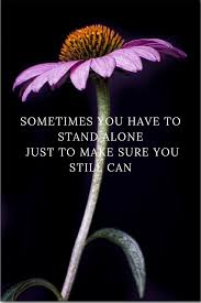Being happy is a very personal thing and it really has nothing to do with anyone else. Sometimes You Have To Stand Alone Just To Make Sure You Still Can Quotes Inspiration Motivation Affiliate Inspirational Message Wise Words Quotes