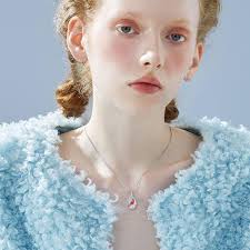 925 Sterling Silver Cardinal Red Bird Moonstone Pendant Necklace for Women  Girls