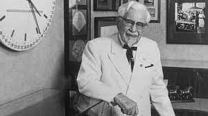 Colonel harland sanders, founder of the kentucky fried chicken restaurant chain, in 1974. Colonel Sanders At The Rave Kentucky Fried Chicken S Presence At Ultra Music Festival Was Disturbing Pitchfork