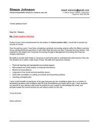 Finance Graduate Cover Letter