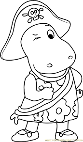 Coloring pages for spongebob are available below. Tasha Pirate Coloring Page For Kids Free The Backyardigans Printable Coloring Pages Online For Kids Coloringpages101 Com Coloring Pages For Kids
