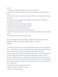 Jelaskan manfaat ec bagi perusahaan, konsumen dan masyarakat ! Terkini Soal Essay E Commerce