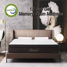 King Size Mattress Rucas 12 Inch Gel Memory Foam Mattress Individually Pocket Spring Bamboo Fiber Hybrid Queen Mattress Size King Size Mattress Foam Mattress