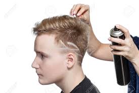 Jouez à carol's haircut salon, le jeu en ligne gratuit sur y8.com ! Men S Creative Haircut In The Beauty Salon Hair Care And Hair Stock Photo Picture And Royalty Free Image Image 105356166