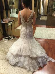 French Bustle Style Wedding Dress Bustle Wedding Gowns Mermaid Romantic Dress