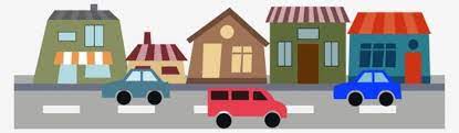 كرتون شوارع المدينة الصاخبة رسوم متحركة مدينة شارع Png والمتجهات للتحميل مجانا Cartoon City Road Yellow Sign