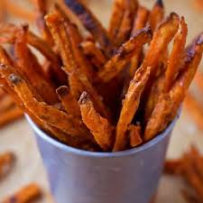 Crispy Baked Sweet Potato Fries Lil Luna Recipe Sweet Potato Recipes Fries Sweet Potato Fries Baked Recipes