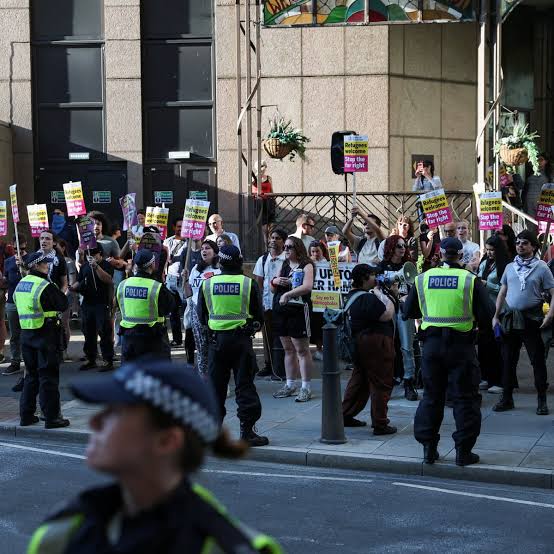 Three thousand riot officers readied for weekend of protests in England and Wales | Police | The Guardian